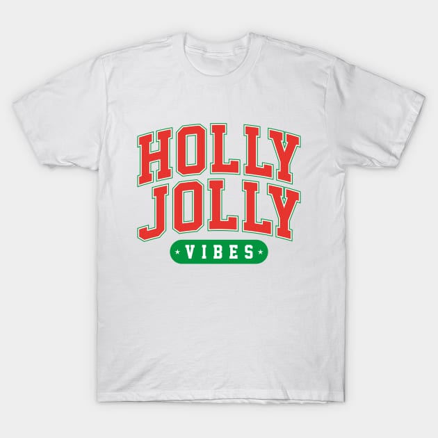 Holly jolly vibes Varsity T-Shirt by Hobbybox